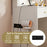 Vanity Desk with Mirror and Lights Makeup Dressing Table with Power Outlets-White
