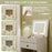 3-in-1 Vanity Set with Cushioned Stool and Flip-up Mirror-White