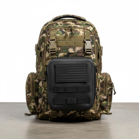 Large Waterproof Submersible Tactical MOLLE Pouch for Plate Carriers, Battle Belts, Rucks and Field Gear. Durable Thermoplastic Design is Compatible with Backpacks, Tactical Belts, Chest Rigs and More