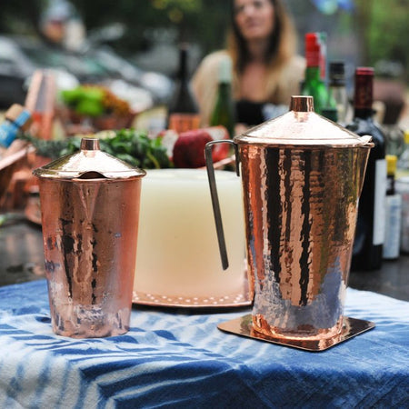 Gangotri Copper Water Pitcher with Lid