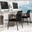Waiting Room Chair Set of 2 Office Guest Chairs with Ergonomic Mesh Backrest-Black