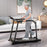 2.5 HP Walking Treadmill with Long Handrails for Seniors-Black