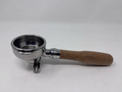 58mm Double Spout Portafilter with Wood Handle