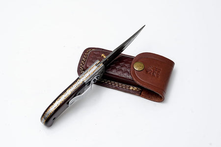 DAMASCUS FOLDING KNIFE TDF-001