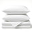 Bamboo Cotton Bed Sheets - Snow