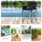 Portable 38 Inch Oversized High Camping Fishing Folding Chair