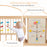 Wooden Baby Playpen Adjustable Large Play Yard for Infants-Natural