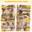 Wooden Kids Activity Table Set with 2 Foldable Storage Bins-Natural