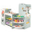 Wooden Kids Grocery Store Playset Pretend Play Supermarket-Green