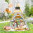 Triangle Hideaway Playhouse with Removable Chalkboard for Indoor and Outdoor