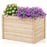 Wooden Raised Garden Bed Elevated Planter Box with Open-Ended Base