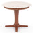35 Inches Wooden Round Dining Table with Pedestal Base-White