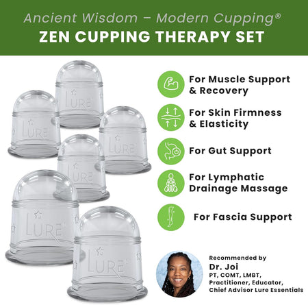 ZEN Cupping Therapy Set - 6 Cups