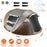 3-4 Person Pop Up Tent Automatic Setup Camping Tent Waterproof Instant Setup Tent with 2 Mosquito Net Windows Carrying Bag for Hiking Climbing Adventu