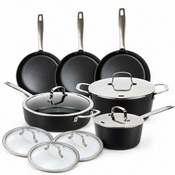 Ceramic Nonstick Cookware Set, 12-Piece