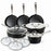 Ceramic Nonstick Cookware Set, 12-Piece