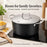 Ceramic Nonstick Stock Pot with Lid, 4.5-Qt
