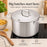 5-Ply Stainless Stock Pot with Lid, 7-Qt