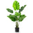 4 Feet Artificial Monstera Deliciosa Tree with 10 Leaves of Different Sizes