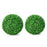 2 PCS Holly Artificial Topiary Balls 19.5 Inch Faux Boxwood Balls