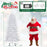 7 FT Artificial Xmas Tree with 1880 PE PVC Branch Tips for Party and Carnival