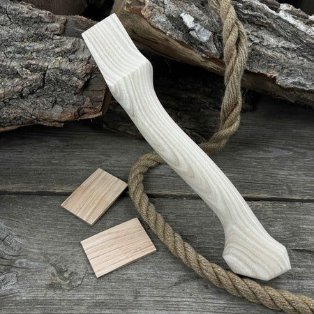 Ash Wood Axe Handle with Red Oak Wedges, 33 cm (12.99 inches)