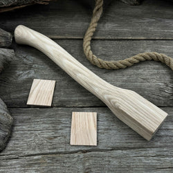 Ash Wood Axe Handle with Red Oak Wedges, 41.5 cm (16.3 in)