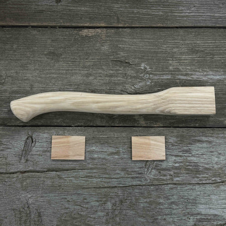 Ash Wood Axe Handle with Red Oak Wedges, 41.5 cm (16.3 in)