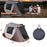 3-4 Person Pop Up Tent Automatic Setup Camping Tent Waterproof Instant Setup Tent with 2 Mosquito Net Windows Carrying Bag for Hiking Climbing Adventu