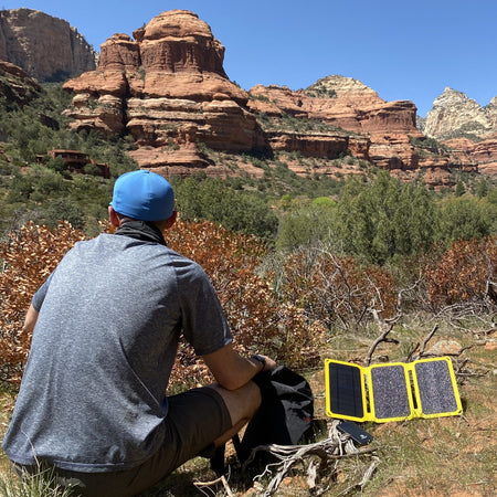 SunJack 15 Watt ETFE Foldable Portable Solar Panel Charger