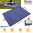 60" x 78" Waterproof Picnic Blanket Handy Mat with Strap Foldable Camping Rug for Camping Hiking Grass Travelling