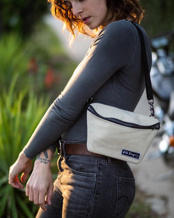 Rockagator Wild Dogs Motorcycle Waxed Canvas Handlebar bag/Purse/Waistpack