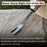 Bent Carving Gouge with Palm Handle – 8 mm / 12 mm (0.31 / 0.47 inches)