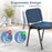 Set of 5 Stackable Conference Chairs with Mesh Back