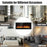 50" Electric Fireplace – Wall Mounted
