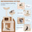 48 Inch Cattail Cat Tower with Sisal Scratching Posts Perch and Condo-Beige