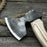 Chopping Axe with Leather Back Carry Pouch, 1.05 kg (2.2 lb)
