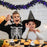 9 Feet Pre-lit Christmas Halloween Garland with 50 Purple LED Lights