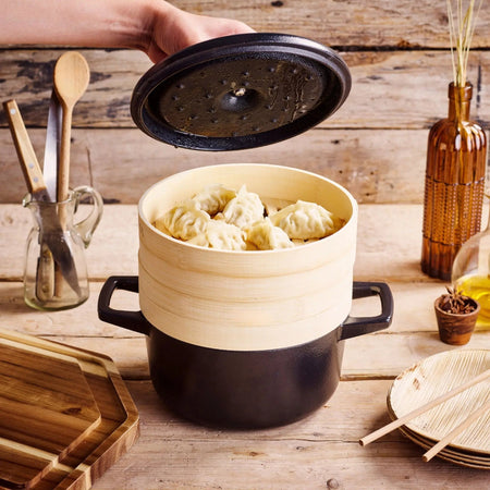 Cocotte with Steamer Inserts — 2.5 Qt.