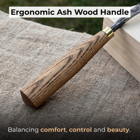Curved Detail Carving Gouge – 8 mm / 12 mm (0.31 / 0.47 inches)