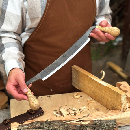 Curved Draw Knife (Push/Pull Shave), 25.5 cm (10 inch) Cutting Edge