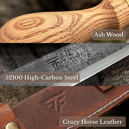 Curved Draw Knife (Push/Pull Shave), 25.5 cm (10 inch) Cutting Edge