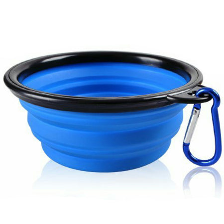 Mr. Peanut's Collapsible Silicone Pet Travel Bowls - 12oz