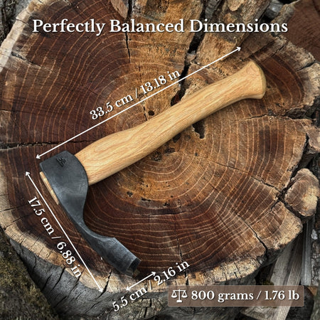 Deep Curved Bowl Adze, 5.5 cm (2.16 inches)
