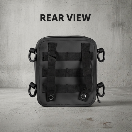 Large Water Resistant Tactical MOLLE Pouch for Plate Carriers, Battle Belts, Rucks and Field Gear. Durable Thermoplastic Design is Compatible with Backpacks, Tactical Belts, Chest Rigs and More