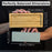 Double-Sided Sharpening Stone with Optional Wooden Stand – Grit #400 / #1000