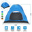 4 Persons Camping Waterproof Tent Pop Up Tent Instant Setup Tent w/2 Mosquito Net Doors Carrying Bag Folding 4 Seasons for Hiking Climbing Adventure F