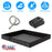 41x41x5.5in Portable Shower Pan Foldable Shower Basin Collapsible Camping Shower Tent Base with Detachable Drain Pipe for Indoor & Outdoor