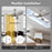 48 Inch Wood Ceiling Fan with LED Lights and 6 Speed Levels