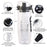 Fruit Infuser Water Bottle 32OZ Juice Shaker Sport w/ Flip Top Lid Anti-Slip Grips For Office Home Sport Running Walking Hiking